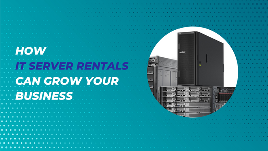 Includes a graphic title for the blog on how to improve business by using IT Server Rentals. 